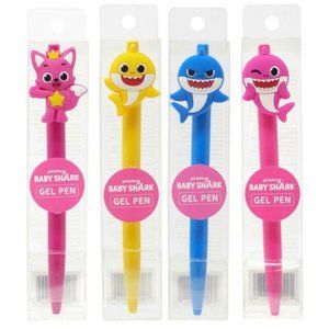 Baby Shark 4 piece gel pen set NEW